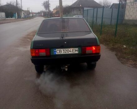 Зеленый ВАЗ 21099, объемом двигателя 1.6 л и пробегом 197 тыс. км за 1300 $, фото 7 на Automoto.ua