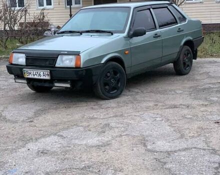 Зеленый ВАЗ 21099, объемом двигателя 1.6 л и пробегом 203 тыс. км за 2000 $, фото 1 на Automoto.ua