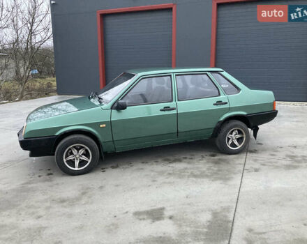 Зеленый ВАЗ 21099, объемом двигателя 1.6 л и пробегом 200 тыс. км за 1950 $, фото 1 на Automoto.ua
