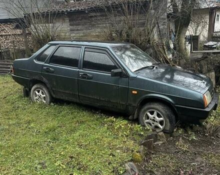 Зеленый ВАЗ 21099, объемом двигателя 1.5 л и пробегом 280 тыс. км за 1200 $, фото 1 на Automoto.ua