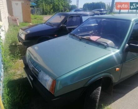 Зеленый ВАЗ 21099, объемом двигателя 1.6 л и пробегом 190 тыс. км за 2100 $, фото 4 на Automoto.ua