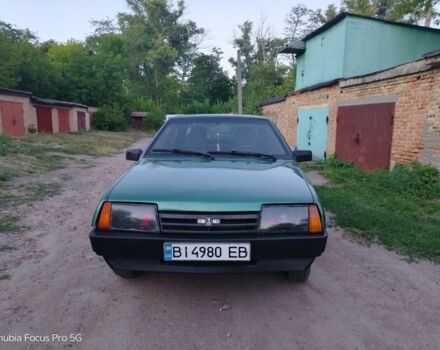Зеленый ВАЗ 21099, объемом двигателя 1.6 л и пробегом 220 тыс. км за 1600 $, фото 4 на Automoto.ua