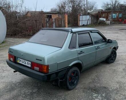 Зеленый ВАЗ 21099, объемом двигателя 1.6 л и пробегом 203 тыс. км за 2000 $, фото 4 на Automoto.ua