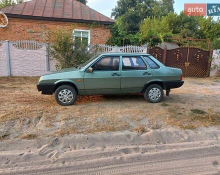 Зеленый ВАЗ 21099, объемом двигателя 1.6 л и пробегом 188 тыс. км за 1650 $, фото 2 на Automoto.ua