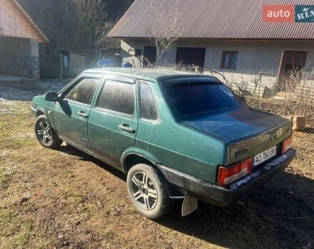 Зелений ВАЗ 21099, об'ємом двигуна 1.6 л та пробігом 250 тис. км за 1100 $, фото 1 на Automoto.ua