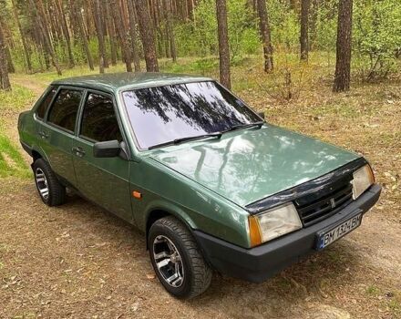 Зеленый ВАЗ 21099, объемом двигателя 1.6 л и пробегом 169 тыс. км за 1200 $, фото 4 на Automoto.ua
