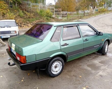 Зеленый ВАЗ 21099, объемом двигателя 1.6 л и пробегом 122 тыс. км за 2200 $, фото 4 на Automoto.ua