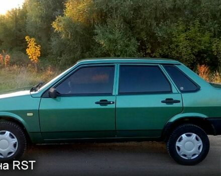 Зелений ВАЗ 21099, об'ємом двигуна 1.6 л та пробігом 237 тис. км за 2000 $, фото 1 на Automoto.ua