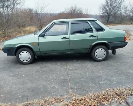 Зеленый ВАЗ 21099, объемом двигателя 1.6 л и пробегом 43 тыс. км за 3250 $, фото 6 на Automoto.ua