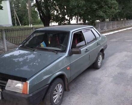 Зеленый ВАЗ 21099, объемом двигателя 1.6 л и пробегом 103 тыс. км за 2050 $, фото 5 на Automoto.ua