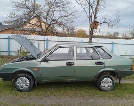 Зелений ВАЗ 21099, об'ємом двигуна 1.6 л та пробігом 139 тис. км за 1909 $, фото 2 на Automoto.ua
