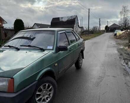 Зеленый ВАЗ 21099, объемом двигателя 1.6 л и пробегом 185 тыс. км за 1500 $, фото 1 на Automoto.ua