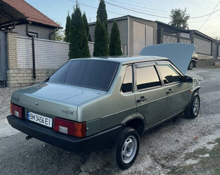 Зеленый ВАЗ 21099, объемом двигателя 1.6 л и пробегом 99 тыс. км за 1350 $, фото 1 на Automoto.ua