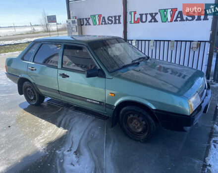 Зеленый ВАЗ 21099, объемом двигателя 1.6 л и пробегом 300 тыс. км за 1799 $, фото 1 на Automoto.ua