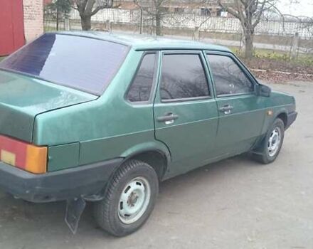Зелений ВАЗ 21099, об'ємом двигуна 1.6 л та пробігом 180 тис. км за 1600 $, фото 1 на Automoto.ua