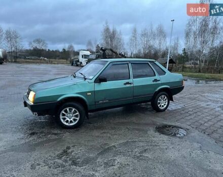 Зелений ВАЗ 21099, об'ємом двигуна 1.6 л та пробігом 185 тис. км за 1250 $, фото 1 на Automoto.ua