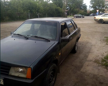 Зеленый ВАЗ 21099, объемом двигателя 1.6 л и пробегом 20 тыс. км за 1100 $, фото 1 на Automoto.ua