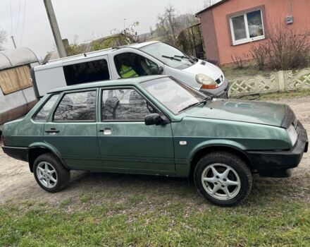 Зеленый ВАЗ 21099, объемом двигателя 1.6 л и пробегом 175 тыс. км за 1700 $, фото 4 на Automoto.ua