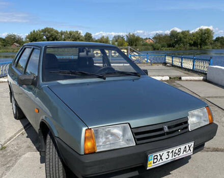 Зелений ВАЗ 21099, об'ємом двигуна 1.6 л та пробігом 157 тис. км за 2000 $, фото 1 на Automoto.ua
