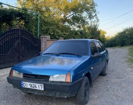 Зеленый ВАЗ 21099, объемом двигателя 1.6 л и пробегом 250 тыс. км за 900 $, фото 1 на Automoto.ua