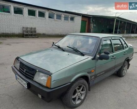 Зеленый ВАЗ 21099, объемом двигателя 1.6 л и пробегом 240 тыс. км за 2200 $, фото 5 на Automoto.ua