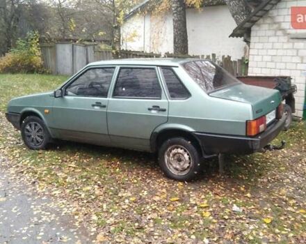 Зеленый ВАЗ 21099, объемом двигателя 1.6 л и пробегом 222 тыс. км за 2500 $, фото 1 на Automoto.ua