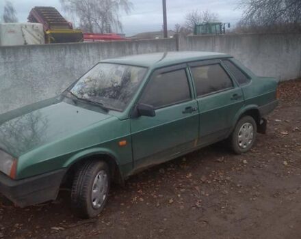 Зеленый ВАЗ 21099, объемом двигателя 1.6 л и пробегом 150 тыс. км за 2200 $, фото 5 на Automoto.ua