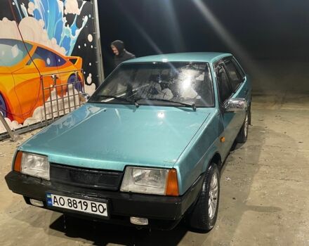 Зеленый ВАЗ 21099, объемом двигателя 1.5 л и пробегом 5 тыс. км за 900 $, фото 1 на Automoto.ua
