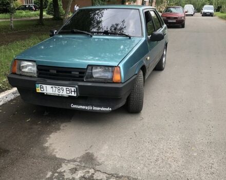 Зеленый ВАЗ 21099, объемом двигателя 1.5 л и пробегом 1000 тыс. км за 1650 $, фото 1 на Automoto.ua