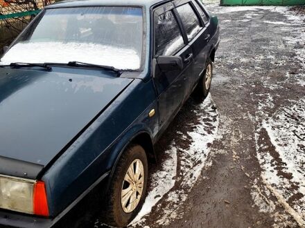 Зелений ВАЗ 21099, об'ємом двигуна 1.6 л та пробігом 0 тис. км за 800 $, фото 1 на Automoto.ua