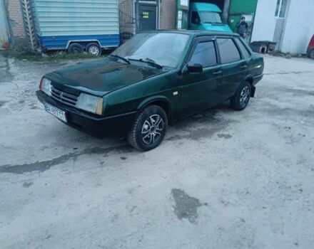 Зеленый ВАЗ 21099, объемом двигателя 1.5 л и пробегом 123 тыс. км за 1000 $, фото 1 на Automoto.ua