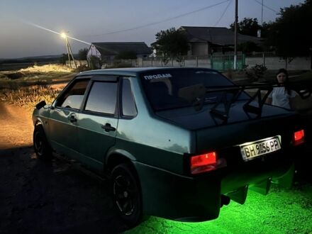 Зеленый ВАЗ 21099, объемом двигателя 1.3 л и пробегом 1000 тыс. км за 1500 $, фото 1 на Automoto.ua