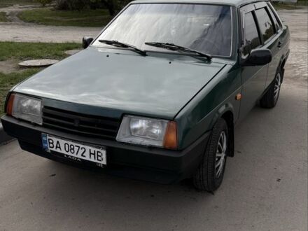Зеленый ВАЗ 21099, объемом двигателя 1.5 л и пробегом 70 тыс. км за 1200 $, фото 1 на Automoto.ua