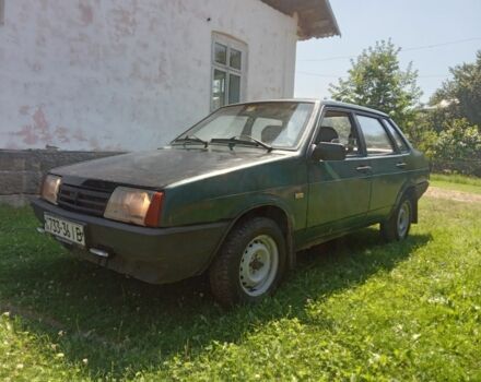 Зеленый ВАЗ 21099, объемом двигателя 5 л и пробегом 3 тыс. км за 750 $, фото 1 на Automoto.ua