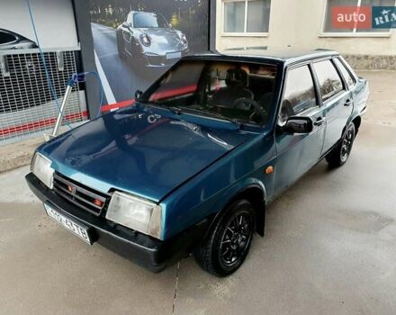 Зеленый ВАЗ 21099, объемом двигателя 1.5 л и пробегом 222 тыс. км за 999 $, фото 1 на Automoto.ua