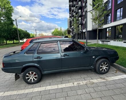 Зеленый ВАЗ 21099, объемом двигателя 1.5 л и пробегом 120 тыс. км за 1500 $, фото 1 на Automoto.ua