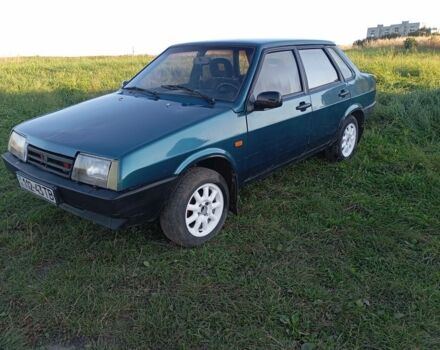 Зеленый ВАЗ 21099, объемом двигателя 0 л и пробегом 180 тыс. км за 550 $, фото 1 на Automoto.ua