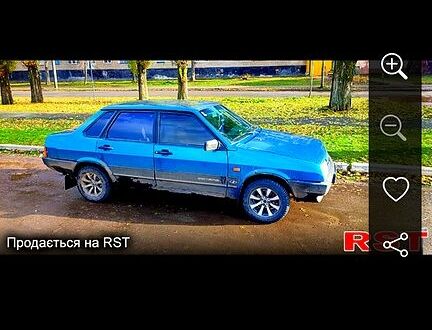 Зеленый ВАЗ 21099, объемом двигателя 1.5 л и пробегом 311 тыс. км за 1150 $, фото 1 на Automoto.ua