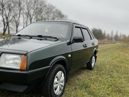Зеленый ВАЗ 21099, объемом двигателя 1.5 л и пробегом 298 тыс. км за 1550 $, фото 1 на Automoto.ua