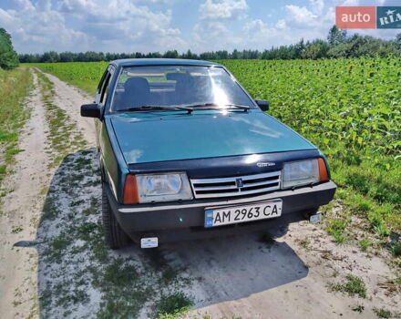 Зеленый ВАЗ 21099, объемом двигателя 1.5 л и пробегом 210 тыс. км за 1400 $, фото 1 на Automoto.ua