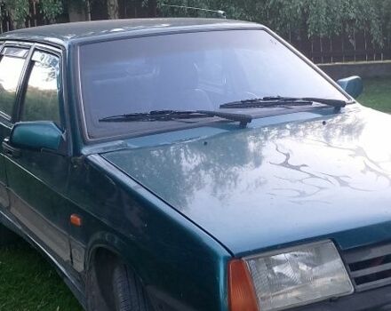 Зеленый ВАЗ 21099, объемом двигателя 1.5 л и пробегом 230 тыс. км за 1200 $, фото 1 на Automoto.ua