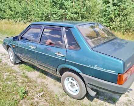Зелений ВАЗ 21099, об'ємом двигуна 1.5 л та пробігом 210 тис. км за 1400 $, фото 1 на Automoto.ua