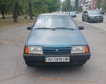 Зеленый ВАЗ 21099, объемом двигателя 1.5 л и пробегом 400 тыс. км за 600 $, фото 1 на Automoto.ua