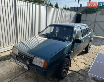 Зелений ВАЗ 21099, об'ємом двигуна 1.5 л та пробігом 41 тис. км за 1500 $, фото 1 на Automoto.ua
