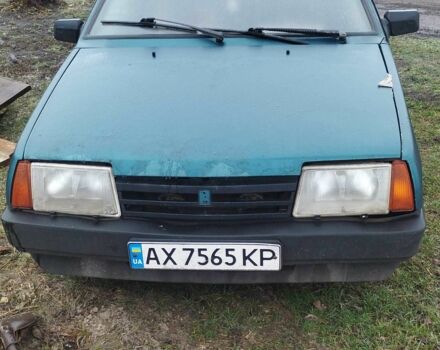 Зеленый ВАЗ 21099, объемом двигателя 1.5 л и пробегом 1000 тыс. км за 500 $, фото 1 на Automoto.ua