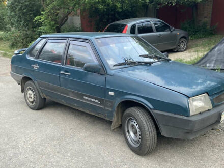 Зелений ВАЗ 21099, об'ємом двигуна 1.5 л та пробігом 105 тис. км за 1000 $, фото 1 на Automoto.ua