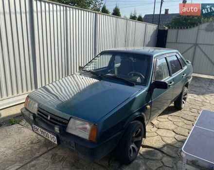 Зелений ВАЗ 21099, об'ємом двигуна 1.5 л та пробігом 250 тис. км за 1500 $, фото 1 на Automoto.ua