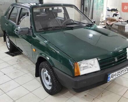 Зеленый ВАЗ 21099, объемом двигателя 1.5 л и пробегом 20 тыс. км за 2700 $, фото 1 на Automoto.ua