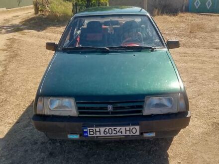 Зеленый ВАЗ 21099, объемом двигателя 1.5 л и пробегом 150 тыс. км за 1500 $, фото 1 на Automoto.ua