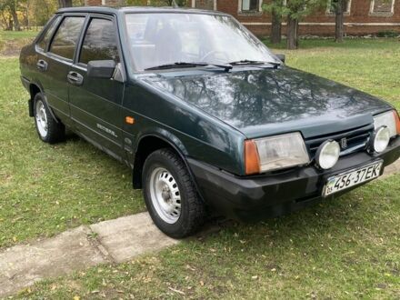Зеленый ВАЗ 21099, объемом двигателя 1.5 л и пробегом 80 тыс. км за 700 $, фото 1 на Automoto.ua